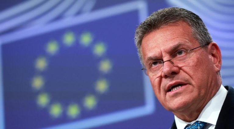 欧洲联盟（EU）主管贸易事务的执委塞夫柯维奇（Maros Sefcovic）。欧新社
