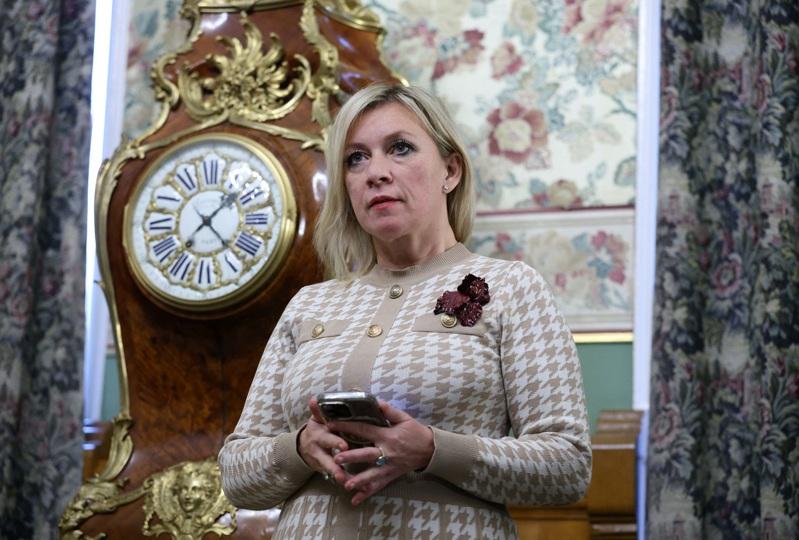 俄罗斯外交部发言人沙卡洛娃(Maria Zakharova)。路透