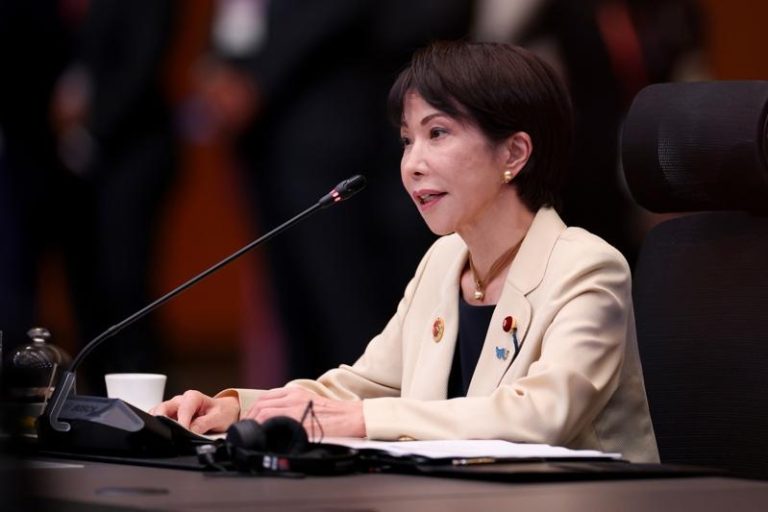 日本首相高市早苗。  (美联社)