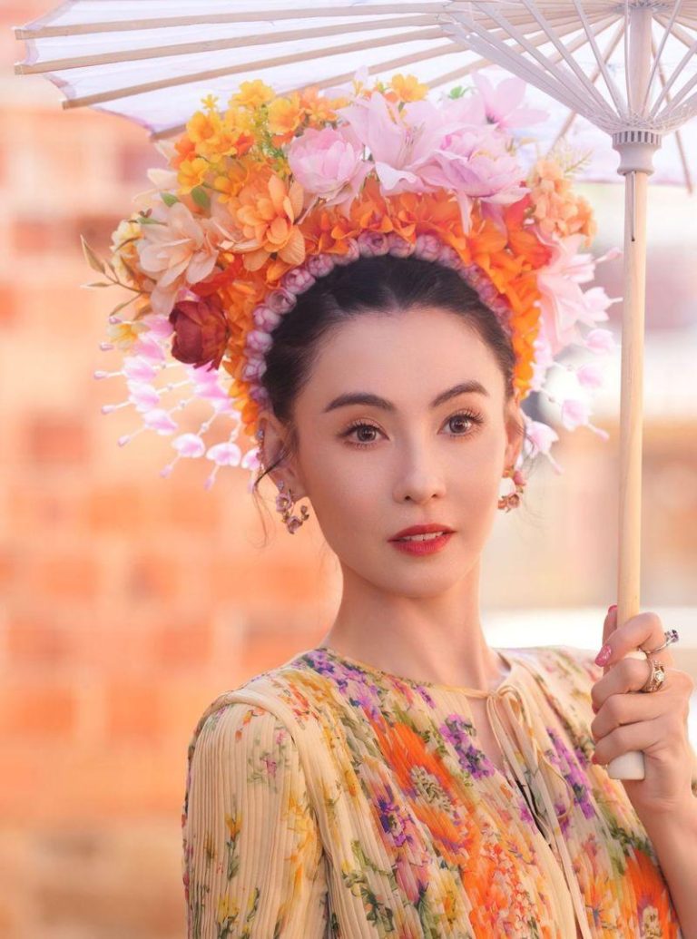 张柏芝一洗过往爱耍大牌、火爆形象。(取材自微博)