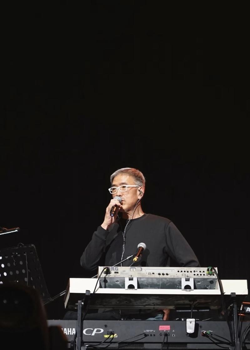 屠颖（中）和周华健（右）交情非常好。图／摘自小红书