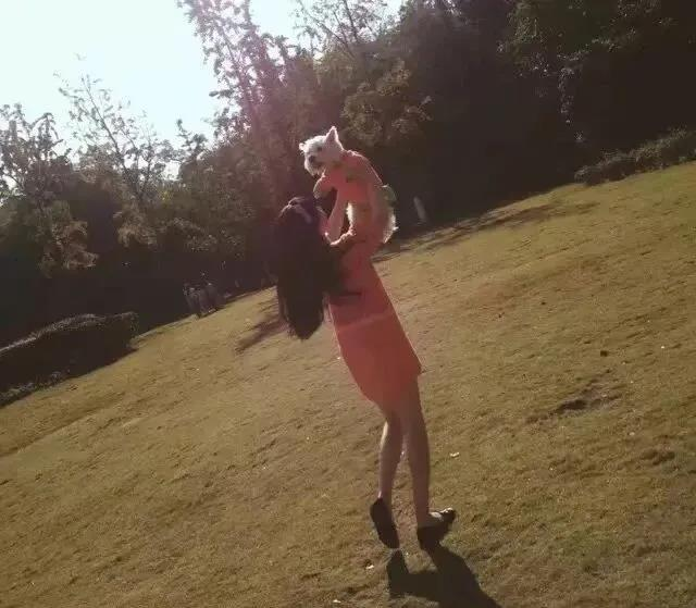 Penny和Papi的合照。（取材自新京报／受访者供图）