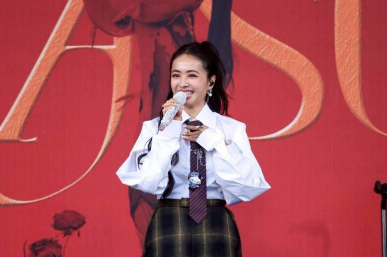 蔡依林一连演唱多首歌曲宠粉。记者沈昱嘉／摄影