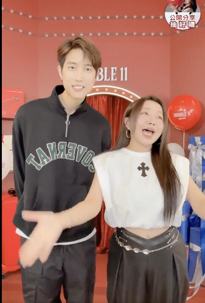 王子(中)、粿粿(右)与范姜彦丰,陷入各说各话的感情纠纷。(摘自脸书)