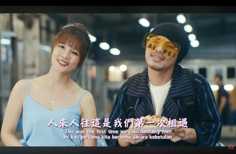 艺人黄明志卷入网红谢侑芯命，议员徐立信发现，黄过去曾多次代言台北市，网络上还有许多影片及新闻稿。图／徐立信办公室提供