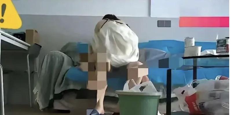 两人出轨画面。（视频截屏）