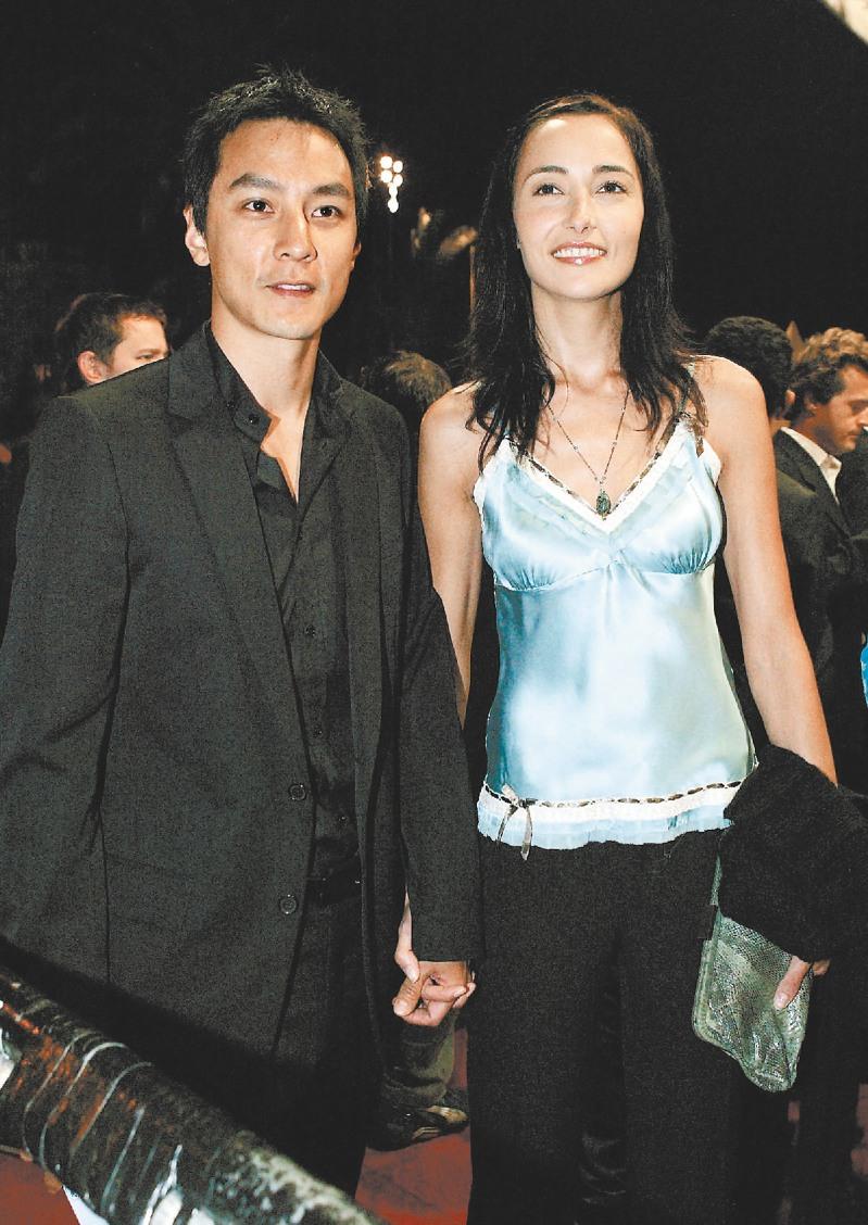 年轻时的吴彦祖和老婆Lisa。(本报系数据照片)