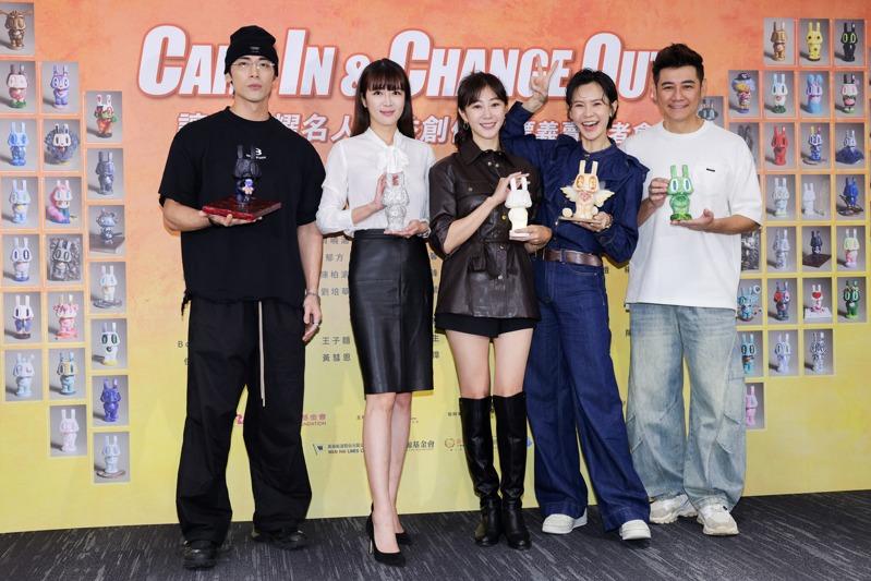 柯宇森（左起）、张熙恩、许蓁蓁、蔚荭萦、陈熙峰。记者林士杰／摄影