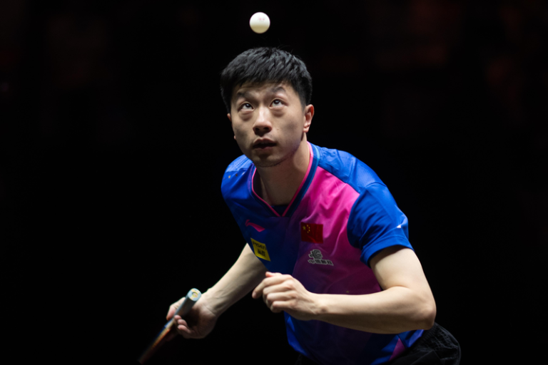 乒乓球名将马龙也将回归运动员身分，第六次出战全运会。（新华社数据照片）