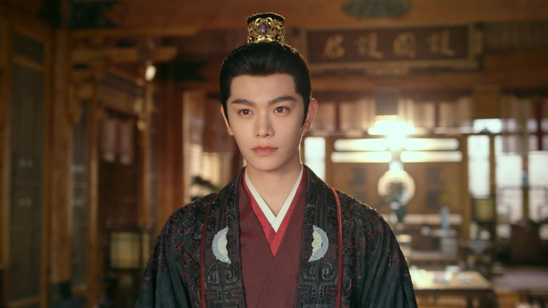 丁禹兮(左)、宋茜在「山河枕」中大谈年下叔嫂恋全网沸腾。（图／Disney+提供）