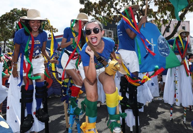 巴西贝伦COP30大游行15日从圣布拉斯市集出发,一路走到谈判会场周围。(记者潘俊宏/摄影)