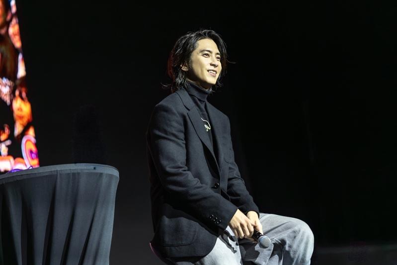 山下智久认真回答所有提问。图／HIGH HOPE提供