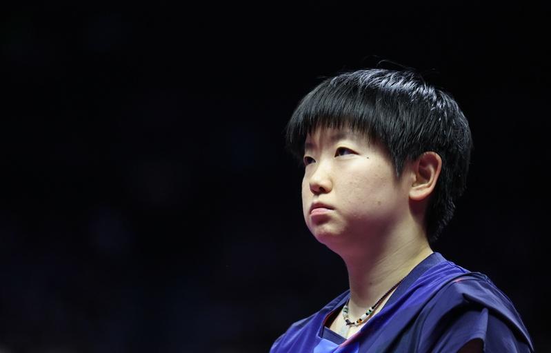 黑龙江队选手王曼昱。（新华社）