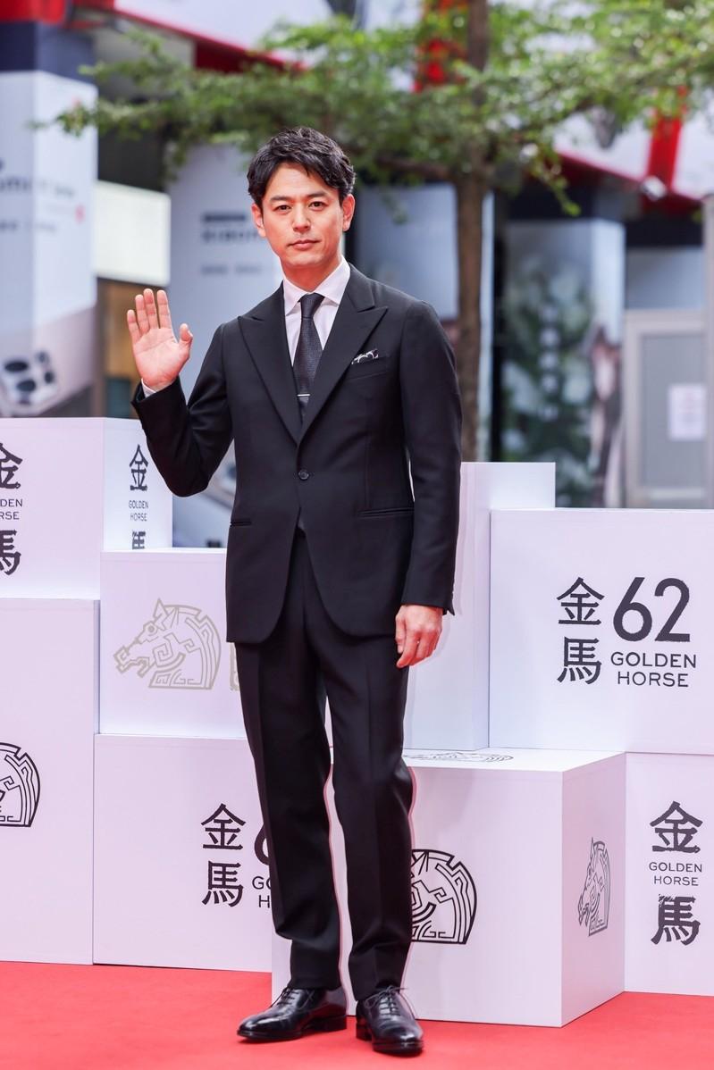 妻夫木聪为新作「宝岛」访台参加金马影展。记者沈昱嘉／摄影