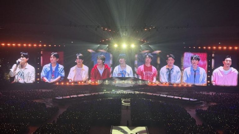 SJ看着彩虹应援感动不已。图／读者提供