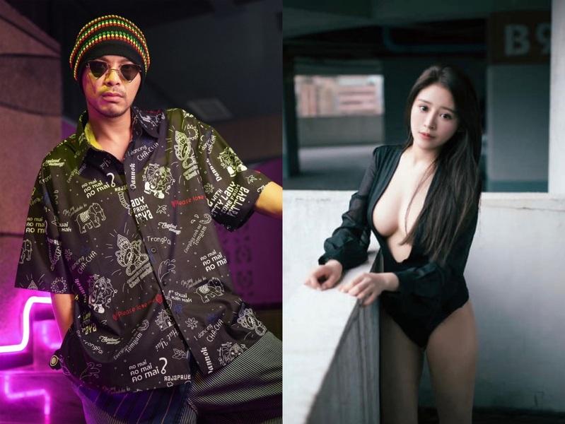 黄明志(左)卷入网红谢侑芯命案，目前工作全面停摆。图／摘自脸书