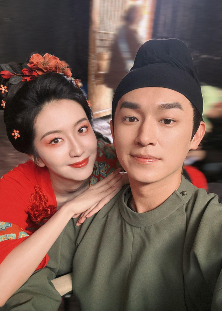 许龄月(左)因为杨旭文的推荐，加入「唐诡3」阵容。(取材自微博)