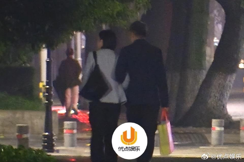 喻恩泰和史林子。（取材自优点娱乐微博）