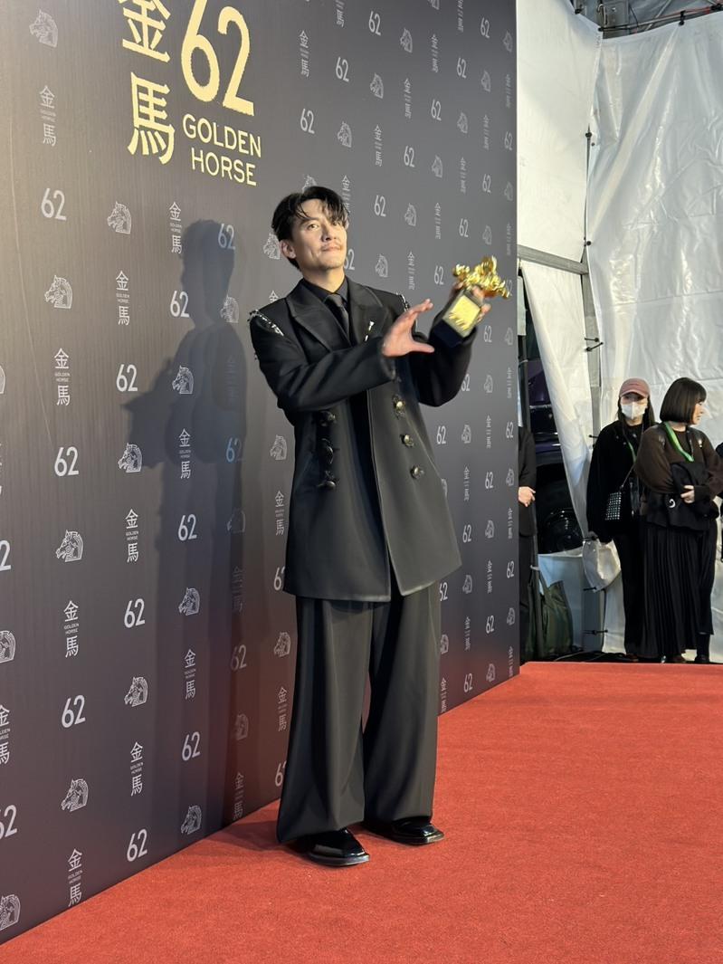 张震拿下金马男主角奖。记者陈慧贞／摄影