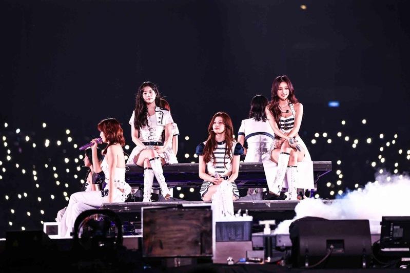 TWICE第二天演出更自在。图/Live Nation Taiwan提供