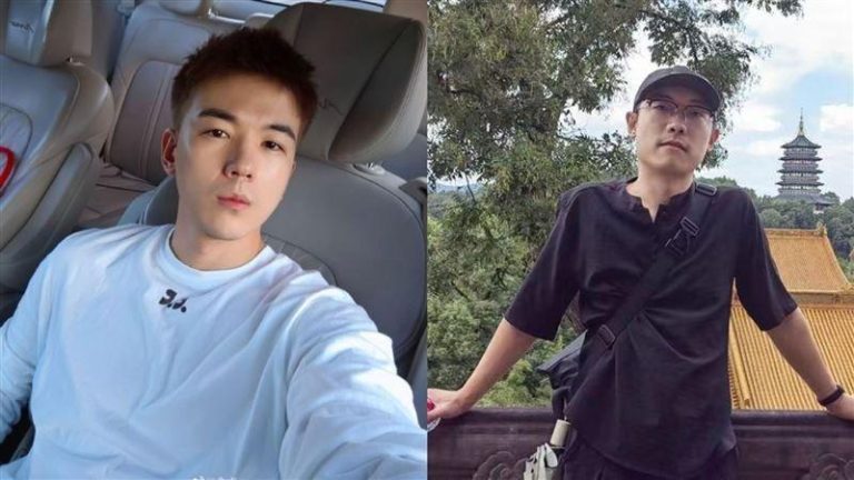 男星仝卓（左）的表弟李怡亨（右）赴柬埔寨失联多日，在仝卓发求救文后，李怡亨已获救。（取材自仝卓微博）