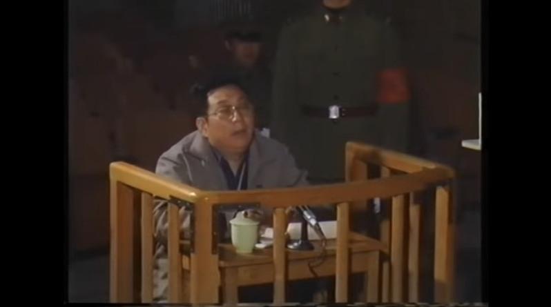 六四抗命将军徐勤先受审视频曝光。(视频截屏)