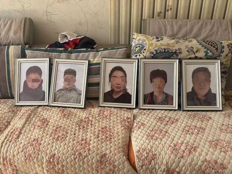 李先生一家五口惨被邻居杀害。（取材自大河报）