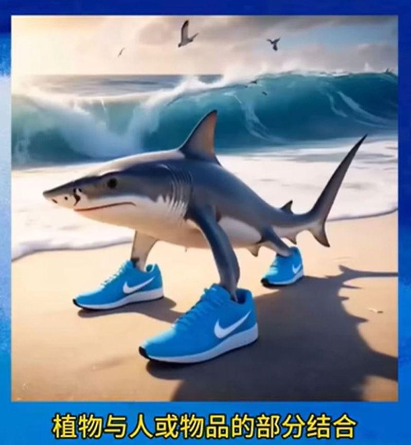 AI山海经在网络上暴红,甚至渗透到低龄群体中。(视频截屏)