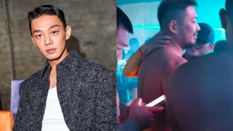 刘亚仁被目击现身上海，和和半裸男性亲密交互。(取材自微博)