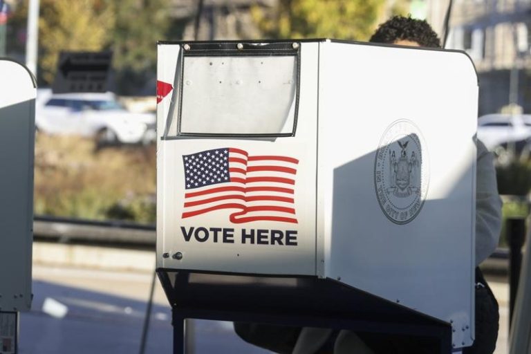 全美超过一半的州4日举行州及地方选举。（欧新社）