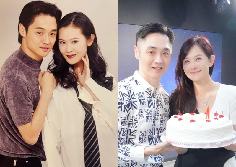 宋逸民(图左)和陈维龄分享30年前后对比照,两人几乎没有变化。(图/艺起发光提供)