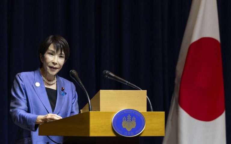 日本首相高市早苗日前称，关于「台湾有事」的发言是依日本政府既有见解，没有特别需要收回或取消的打算。(欧新社)