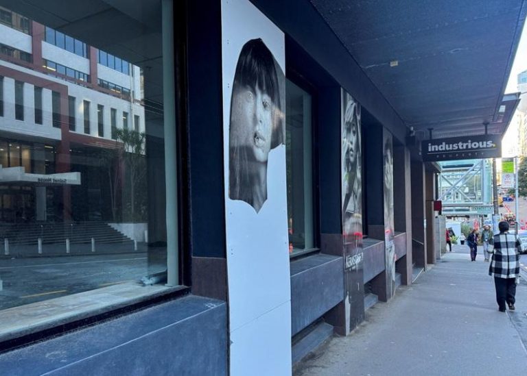 新西兰威灵顿商店街区市况冷清。  （路透）