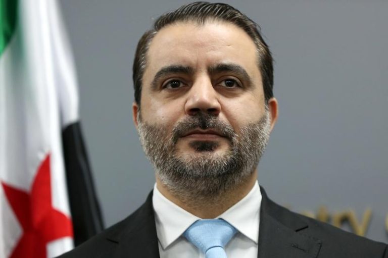 叙利亚外交部长席巴尼（Asaad al-Shaibani）。欧新社