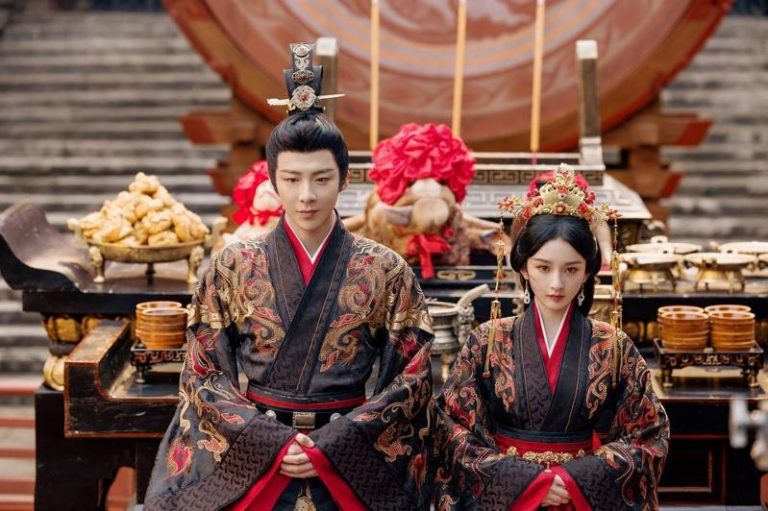 刘宇宁(左)和宋祖儿拍摄前就认识，因此拍戏无隔阂。图／八大提供