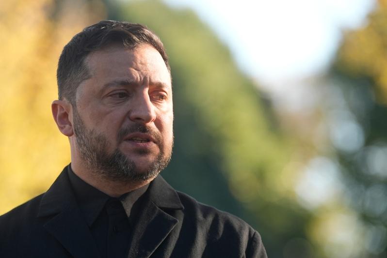 乌克兰总统泽伦斯基(Volodymyr Zelenskyy)。美联社