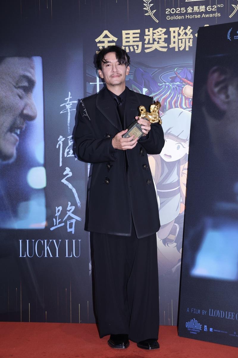 张震2度拿下金马影帝。记者王聪贤/摄影