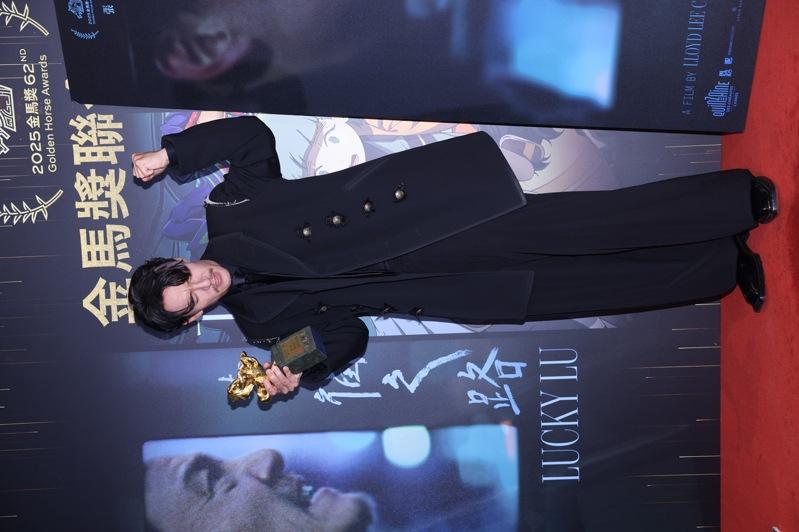 张震2度拿下金马影帝。记者王聪贤/摄影