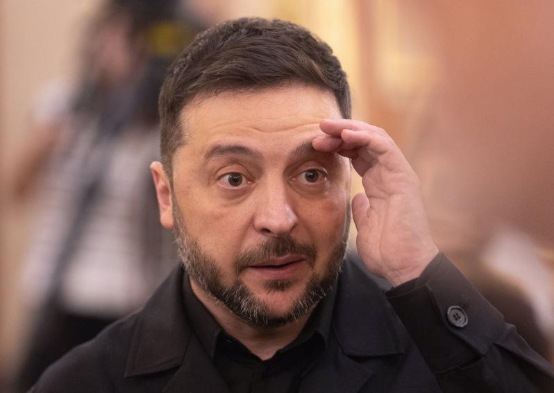 乌克兰总统泽伦斯基。(美联社)