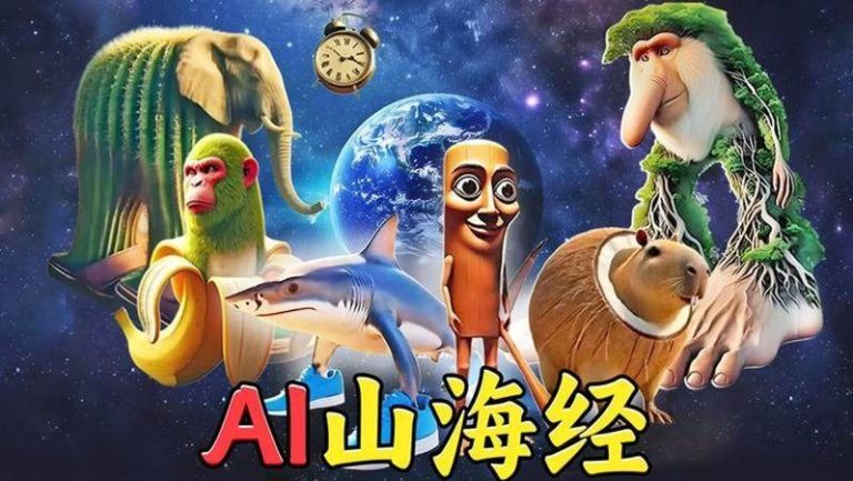 AI魔改山海经 中国小学生沉迷 每天念咒语… AI山海经在网络上暴红,甚至渗透到低龄群体中。(视频截屏)