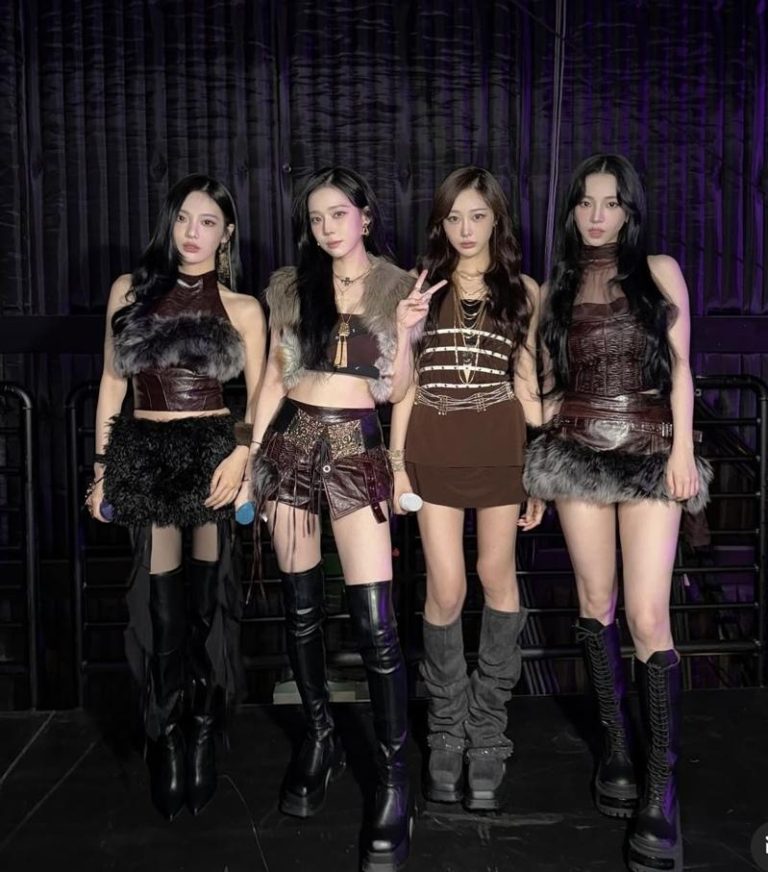 香港恶火震撼演艺圈 SM捐百万港币、aespa再加码 aespa捐出港币50万元。图/摘自IG