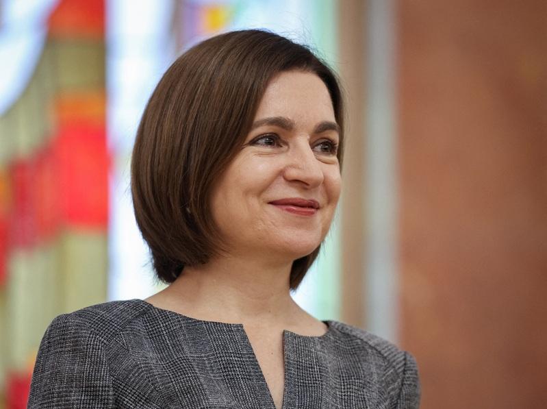 摩尔多瓦总统桑杜(Maia Sandu)。路透