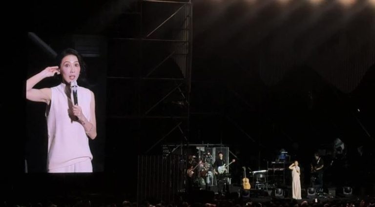 戴佩妮开唱发生小状况，她直呼要去行天宫收惊。记者梅衍侬／摄影