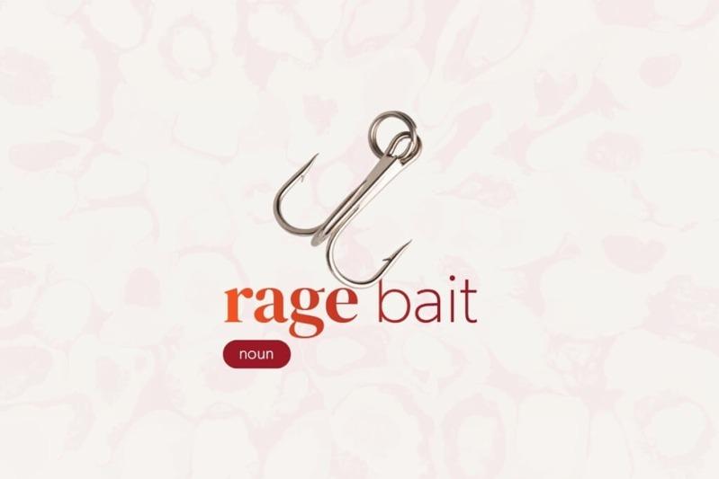 英国「牛津英语字典」12月1日宣布,「引战诱饵」(rage bait)获颁2025年代表词。图为网络使用示意图。(美联社)