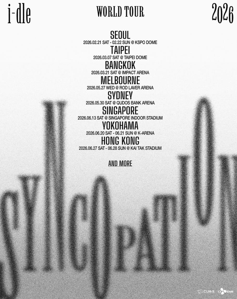 (G)I-DLE正式更名为i-dle。图/摘自官方X