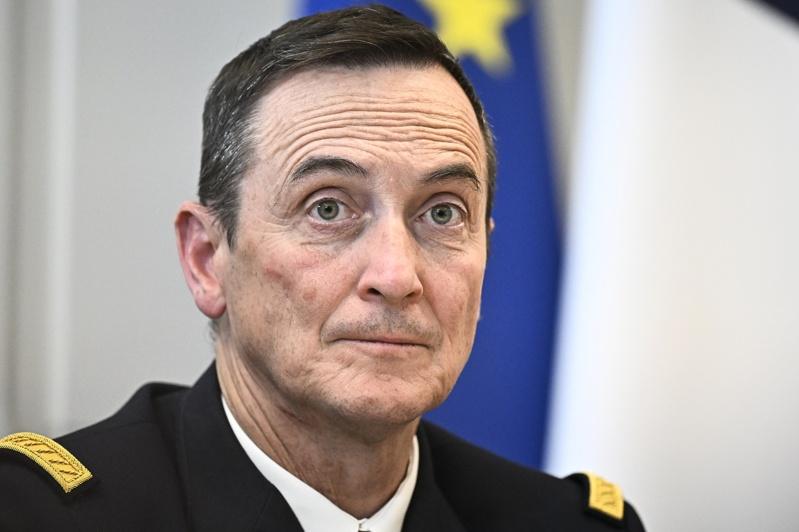 法军总参谋长蒙顿(Fabien Mandon)。欧新社