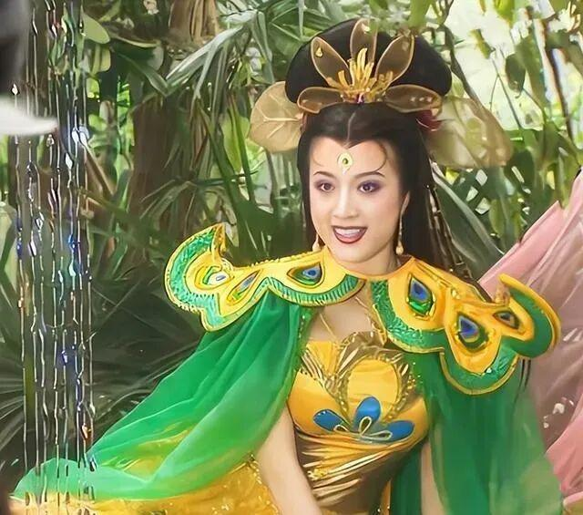 金巧巧在「西游记续集」中饰演孔雀公主。(取材自现代快报)