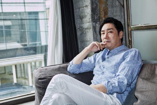 赵震雄出名后,以正义硬汉形象深植人心。图为他今年赴台参加电影节的画面。(本报系数据照片)