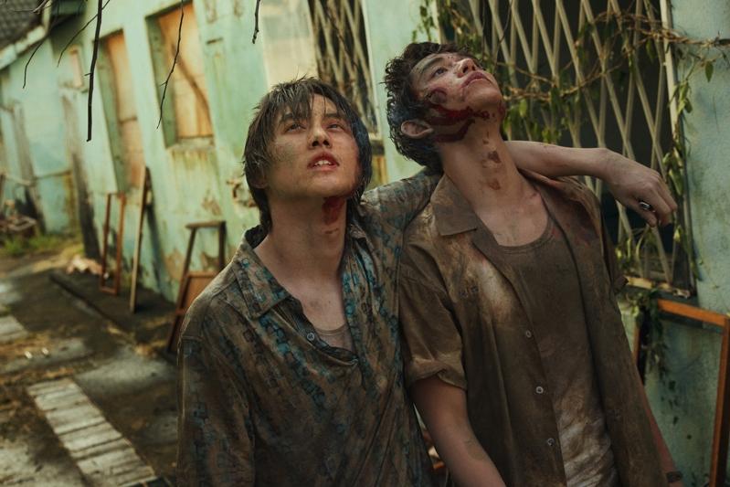 导演曹瑞原(左)多次力挺爱将吴慷仁。(记者王聪贤/摄影)