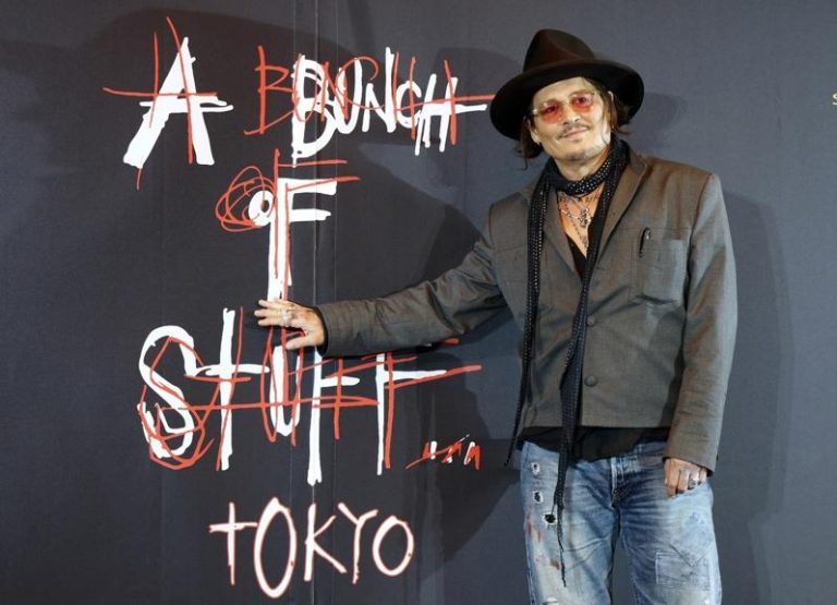 强尼戴普在日本出席活动大迟到被炎上。（欧新社）